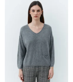 JERSEY CUELLO PICO BOLSILLO