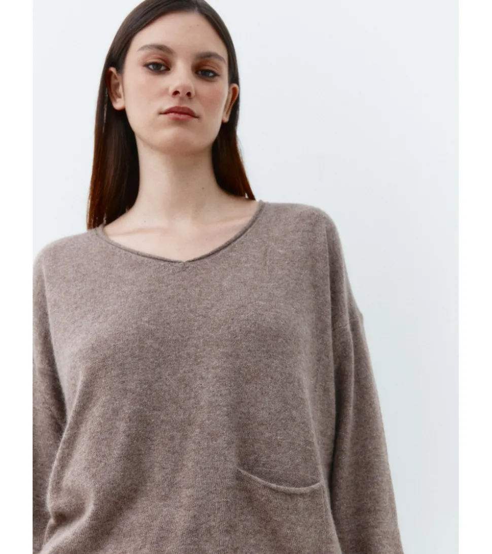 JERSEY CUELLO PICO BOLSILLO