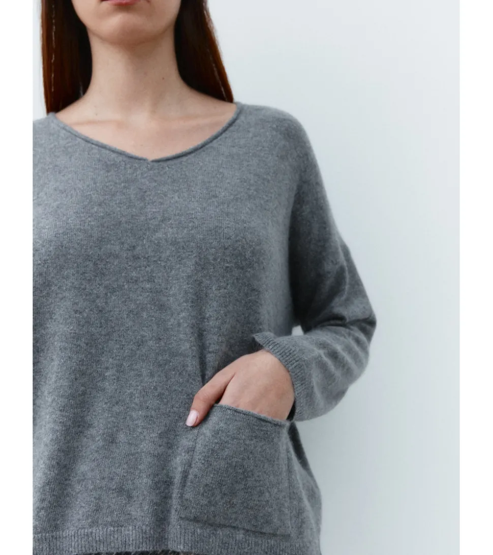 JERSEY CUELLO PICO BOLSILLO