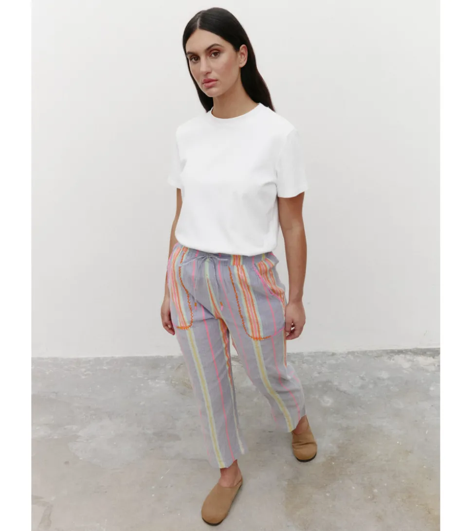 PANTALÓN ALGODÓN MULTICOLOR