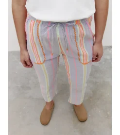 PANTALÓN ALGODÓN MULTICOLOR