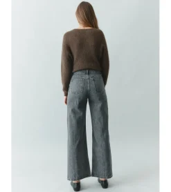 PANTALÓN ANCHO DENIM