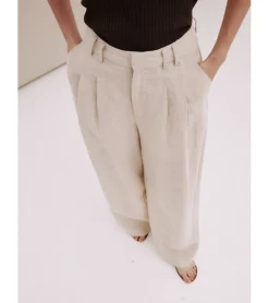 PANTALÓN ANCHO LINO