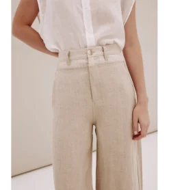 PANTALÓN CINTURA COMBINADA