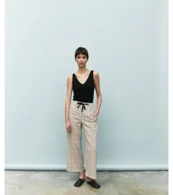 PANTALÓN CUADROS CORDÓN
