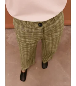 PANTALÓN CUADROS RECTO