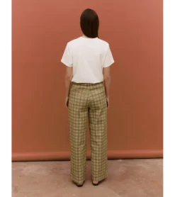 PANTALÓN CUADROS RECTO