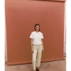 PANTALÓN DENIM BORDADO