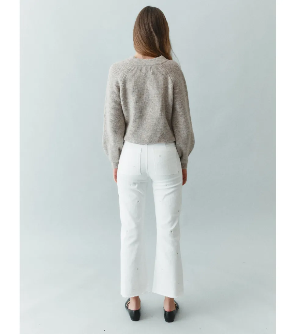 PANTALÓN DENIM BORDADO