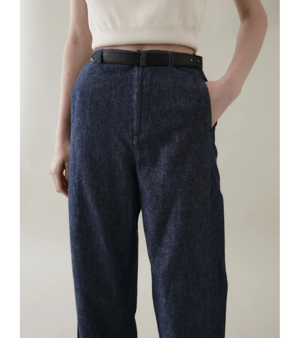 PANTALÓN DENIM CINTURÓN