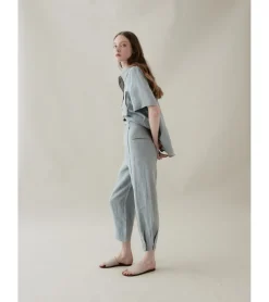 PANTALÓN LINO PUÑOS