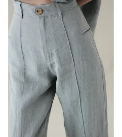 PANTALÓN LINO PUÑOS
