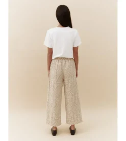 PANTALÓN RECTO BORDADO