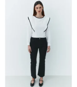 PANTALÓN RECTO DESFLECADO