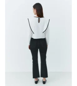 PANTALÓN RECTO DESFLECADO
