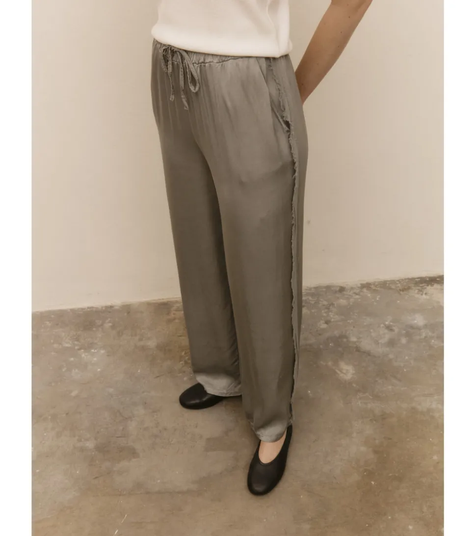 PANTALÓN SATEN COMBINADO