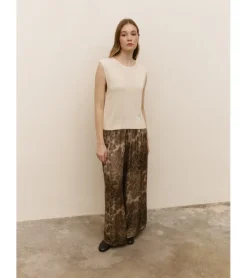 PANTALÓN SATINADO ESTAMPADO
