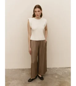 PANTALÓN SATÉN BOLSILLOS