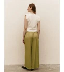 PANTALÓN SATÉN BOLSILLOS