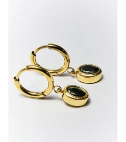 PENDIENTES ARO CON DIJE