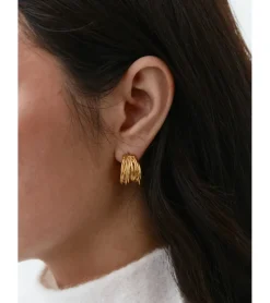 PENDIENTES ARO DORADOS