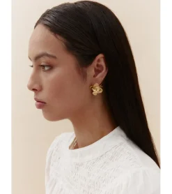 PENDIENTES FLOR ACERO