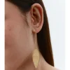 PENDIENTES LARGOS HOJAS