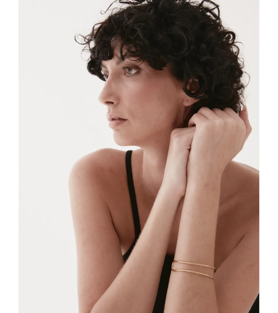 PULSERA FINA DOBLE