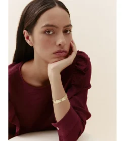 PULSERA RELIEVE DORADA
