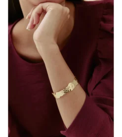 PULSERA RELIEVE DORADA