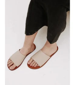 SANDALIA PLANA PIEL