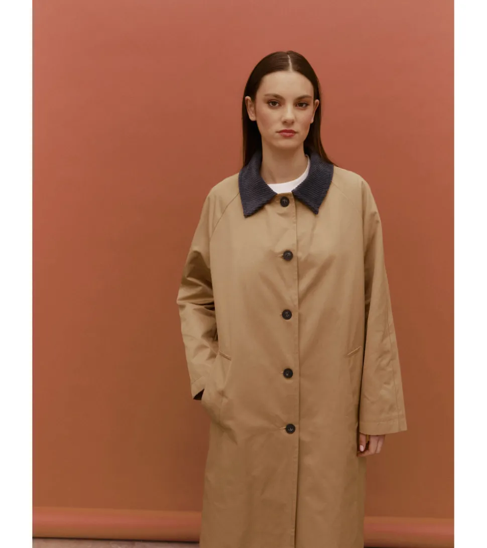 TRENCH CUELLO COMBINADO