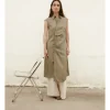 VESTIDO CAMISERO ASIMÉTRICO