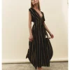 VESTIDO ESTAMPADO DORADO
