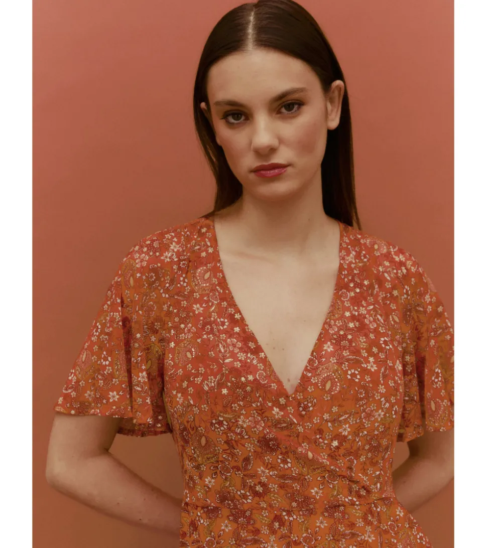 VESTIDO ESTAMPADO GASA