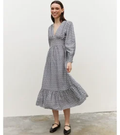 VESTIDO ESTAMPADO MIDI