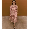 VESTIDO ESTAMPADO PICO