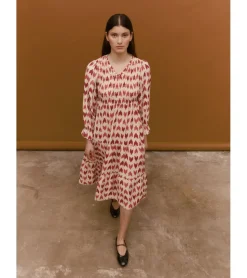 VESTIDO ESTAMPADO PICO