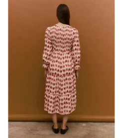 VESTIDO ESTAMPADO PICO