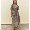 VESTIDO FLORES MANGA CORTA