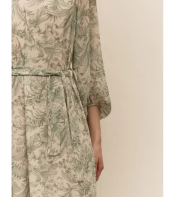 VESTIDO GASA FLORES