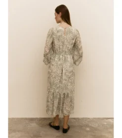 VESTIDO GASA FLORES