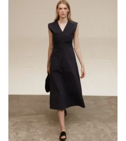 VESTIDO LARGO FRUNCES