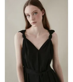 VESTIDO LARGO NUDOS