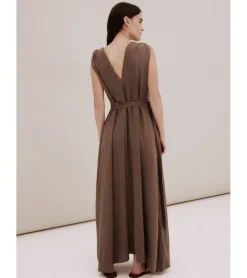VESTIDO LARGO NUDOS