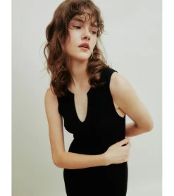 VESTIDO LARGO PUNTO