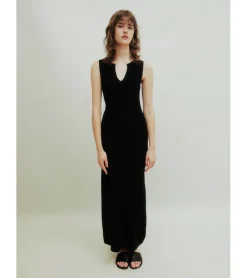 VESTIDO LARGO PUNTO