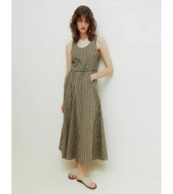 VESTIDO LARGO RAYAS
