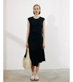 VESTIDO LINO ASIMÉTRICO