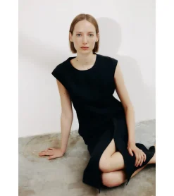 VESTIDO LINO ASIMÉTRICO